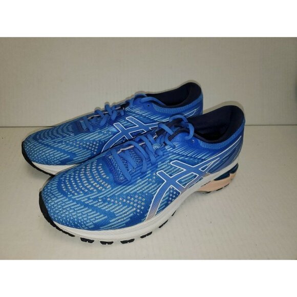 ASICS WOMEN RUNNING SHOES GT-2000 8 1012A591 BLUE COAST WHITE SIZE 9.5 DYNAMIC - Picture 2 of 4